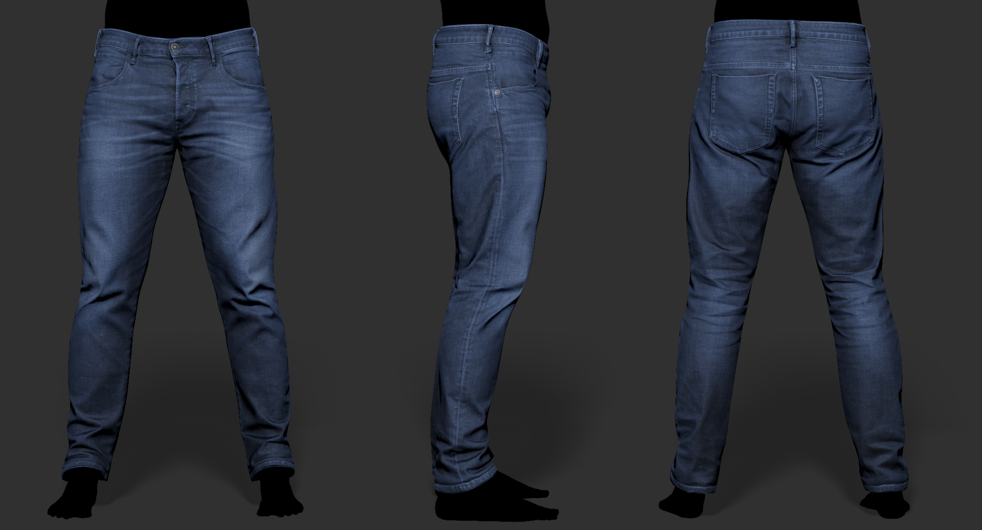 Jeans 3d model download